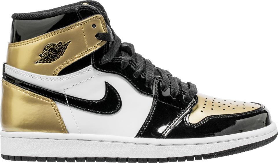Men's Nike Air Jordan Retro 1 High OG NRG 'Gold Toe' 861428 007