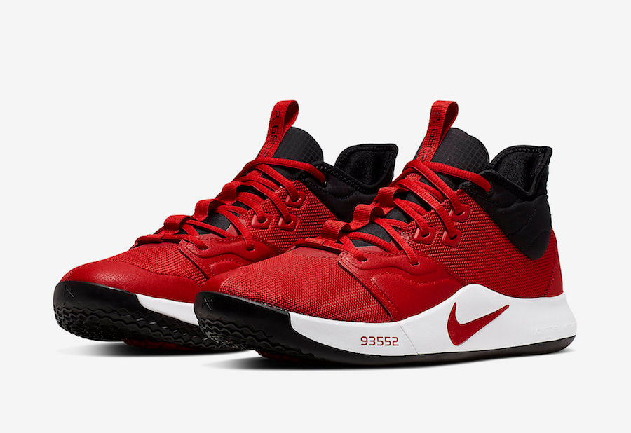 Men's Nike PG 3 "University Red" AO2607 600