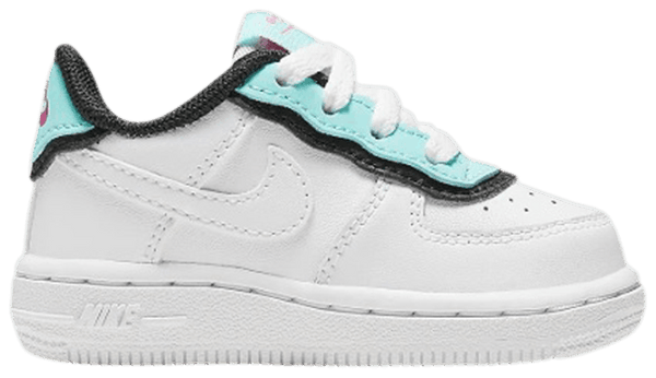 Nike Force 1 Little Kids' Shoes in White, Size: 12.5C | DV1332-100