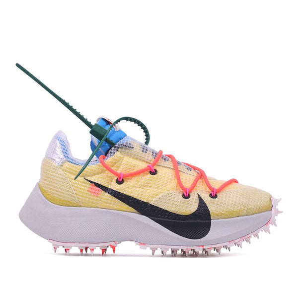 off white waffle racer yellow