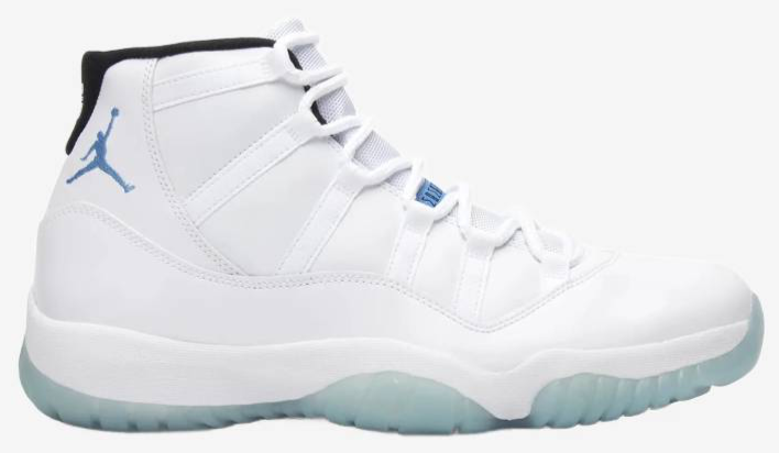 Pre Order Grade School Youth Size Nike Air Jordan Retro 11 'Columbia' 2024 378038 104