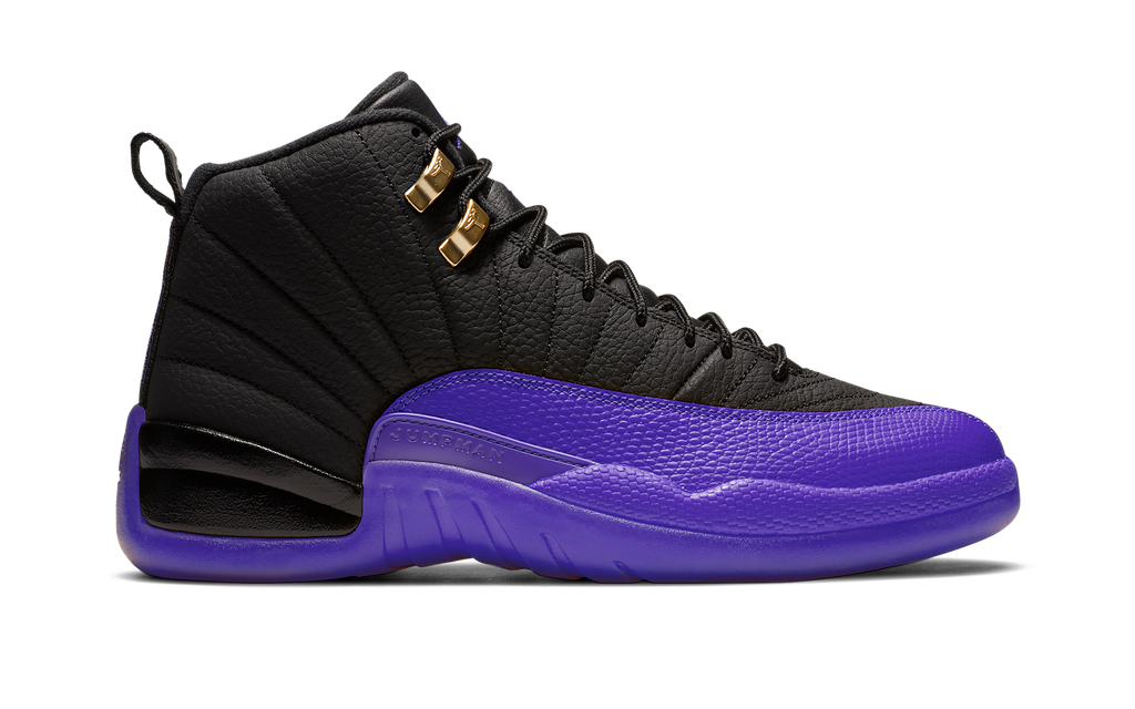 Grade School Youth Size Nike Air Jordan Retro 12 'Field Purple' 153265 057
