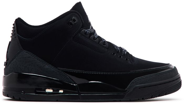 Pre Order Men's Nike Air Jordan Retro 3 'Black Cat' 2025 CT8532 001