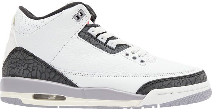 Pre School Size Nike Air Jordan Retro 3 'Cement Grey' DM0966 106