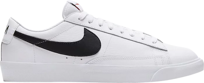 Men's Nike Blazer Low Leather 'Black Swoosh' CZ1089 100