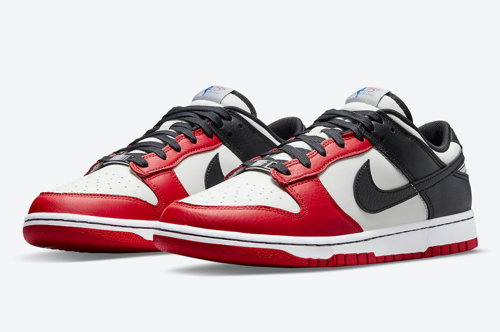 Men's Nike Dunk Low EMB x NBA '75th Anniversary - Bulls' DD3363 100