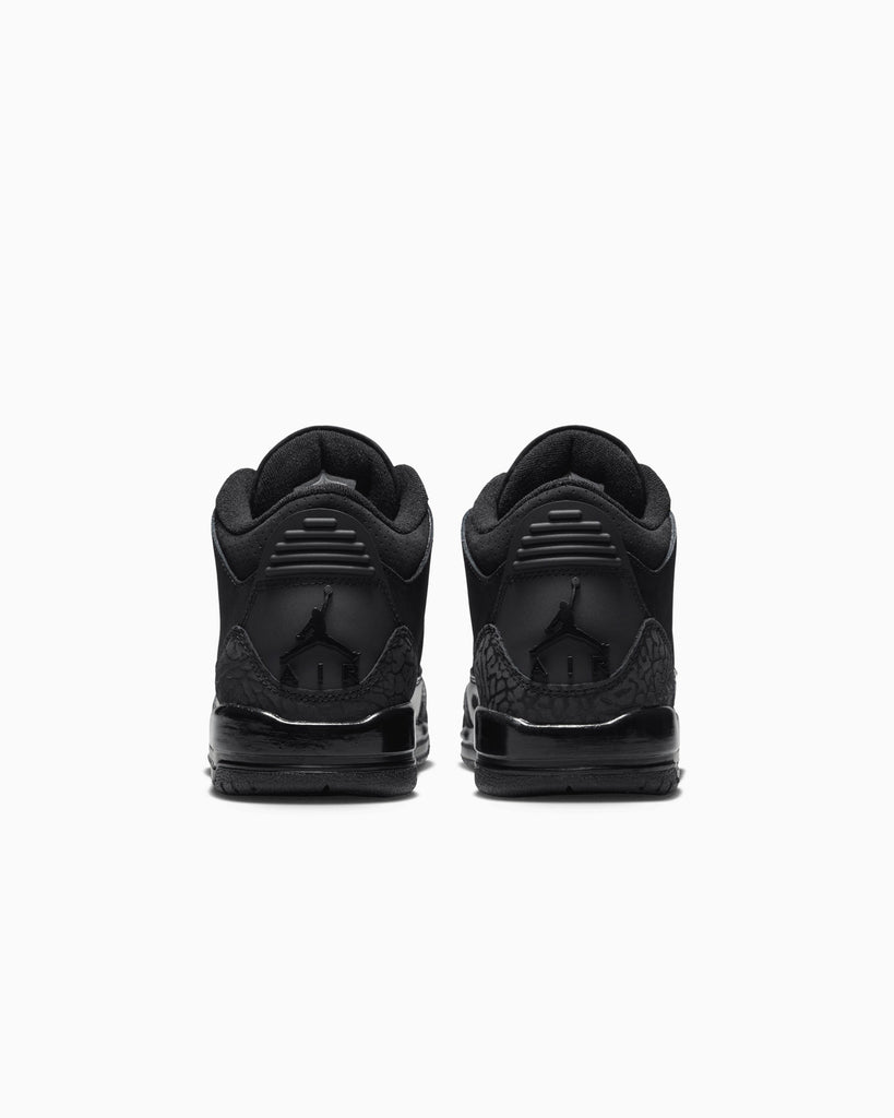 Pre Order Grade School Youth Size Nike Air Jordan Retro 3 'Black Cat' 2025 DM0967 001