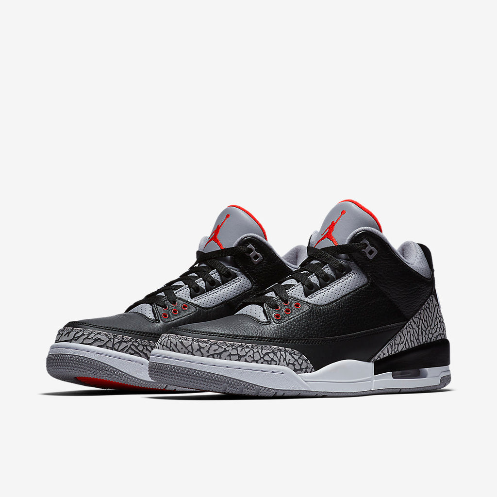 Pre Order Men's Nike Air Jordan Retro 3 OG 'Black Cement' 2024 DN3707 010