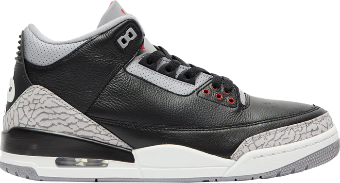 Pre Order Men's Nike Air Jordan Retro 3 OG 'Black Cement' 2024 DN3707 010