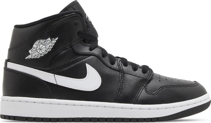 Women's Nike Air Jordan Retro 1 Mid 'Black White' DV0991 001