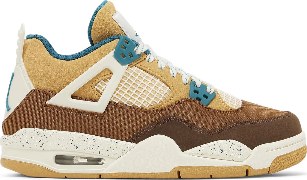Grade School Youth Size Nike Air Jordan Retro 4 'Cacao Wow' FB2214 200