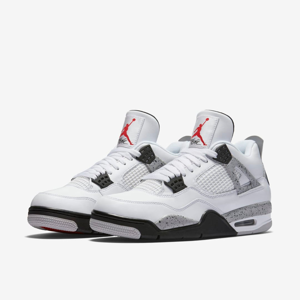 Pre Order Men's Size Nike Air Jordan Retro 4 OG 'White Cement' 2025 FV5029 100