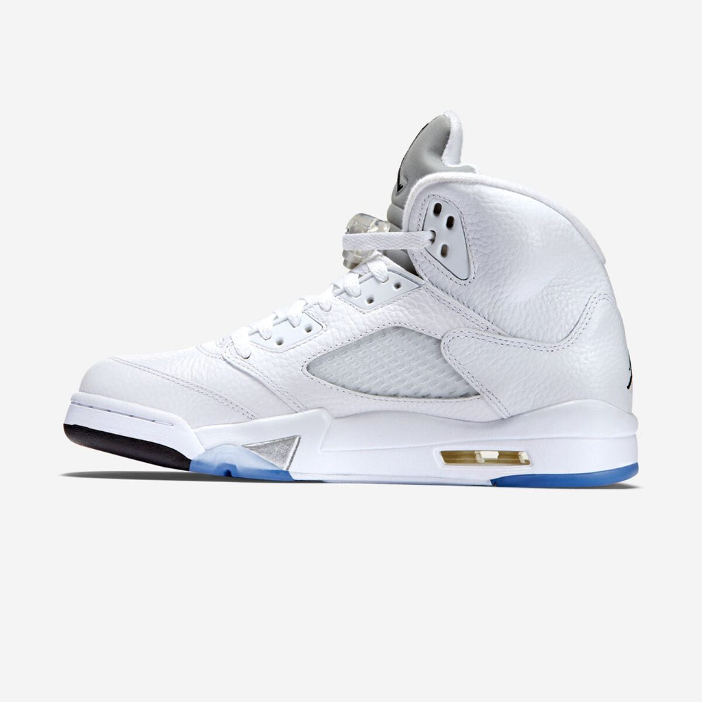 Pre Order Men's Nike Air Jordan Retro 5 'White Metallic' HQ7978 103