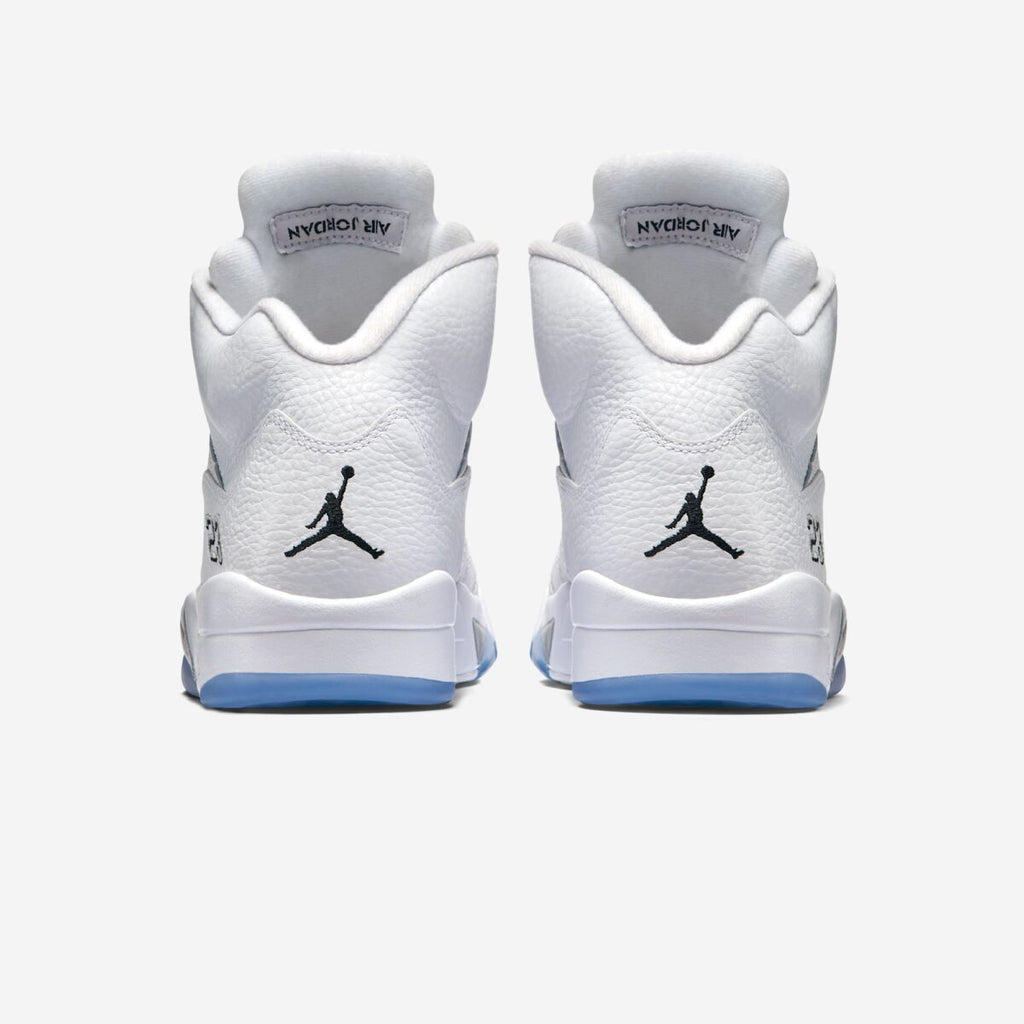 Pre Order Men's Nike Air Jordan Retro 5 'White Metallic' HQ7978 103