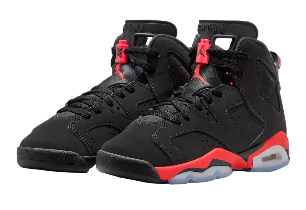 Pre Order Grade School Youth Size Nike Air Jordan Retro 6 'Reverse Infrared' IQ1275 001