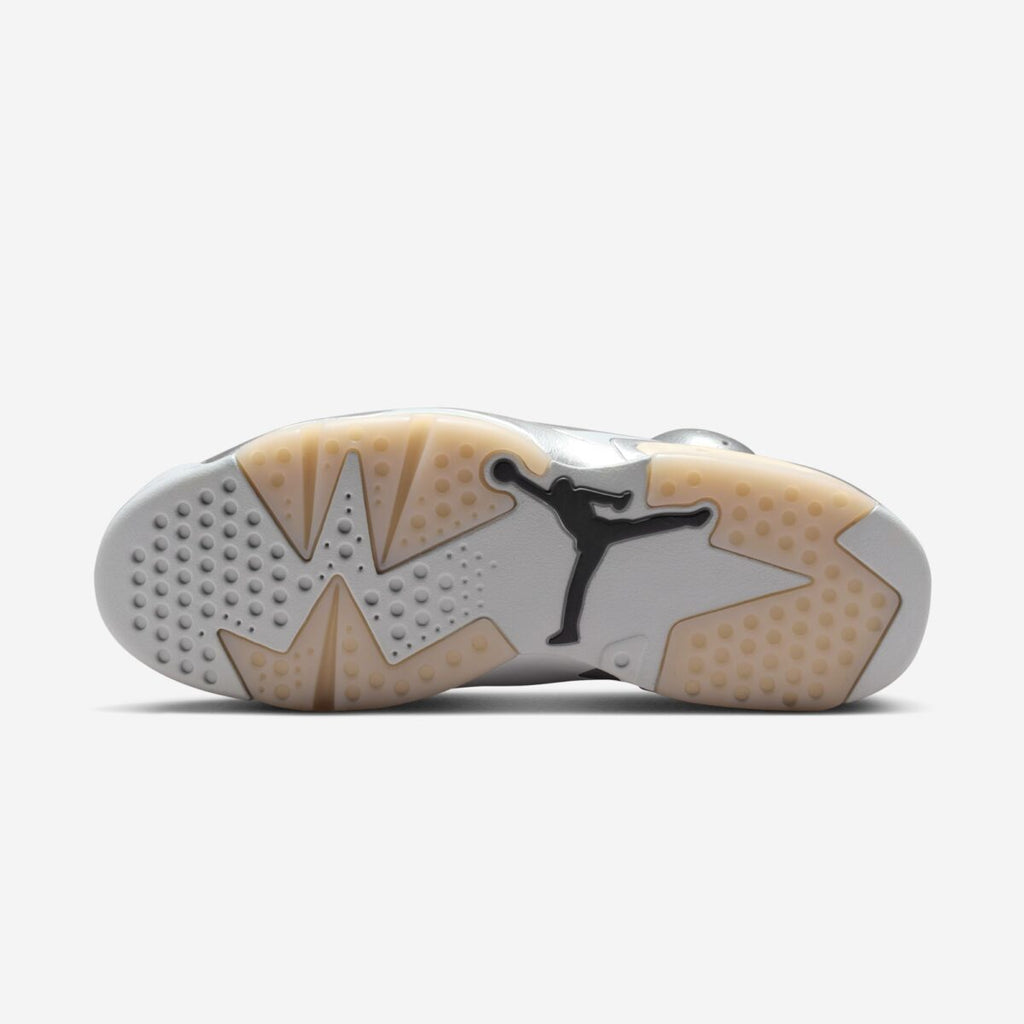 Pre Order Men's Nike Air Jordan Retro 6 X PSG 'Metallic Silver' IQ5135 001