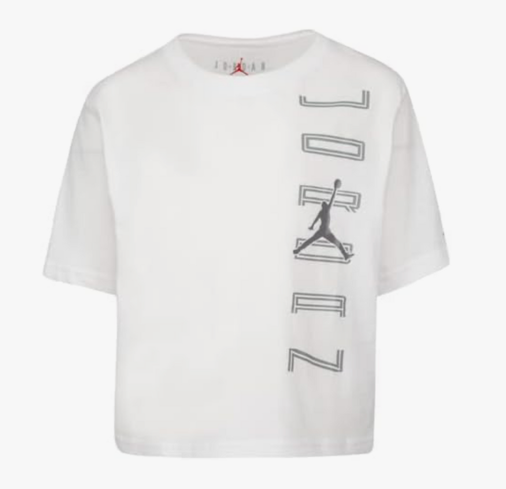 Girl's Little Kids Size Air Jordan Jumpman AJ11 Vertical Tee 35B360 001