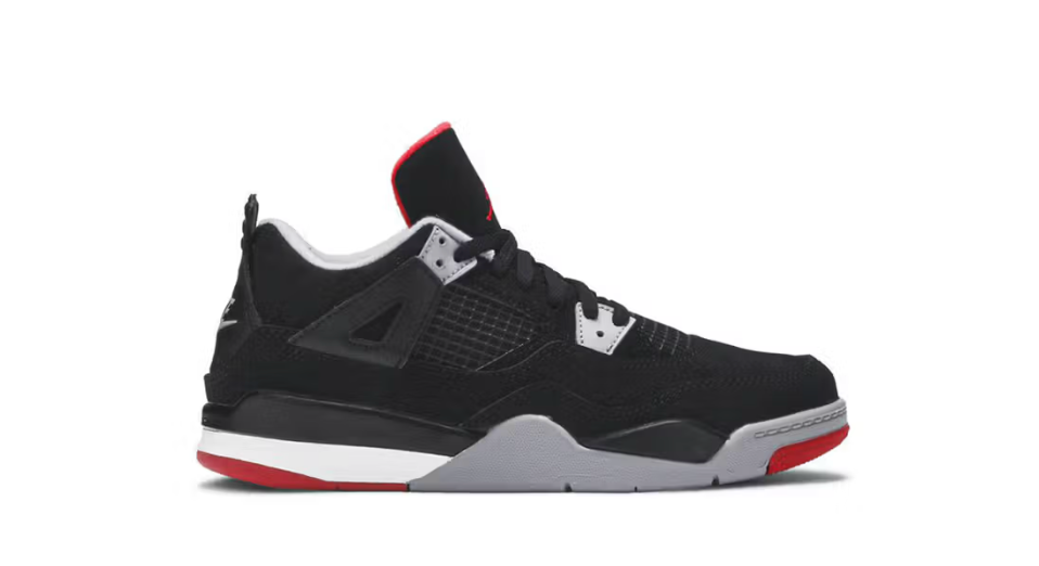 Pre Order Preschool Size Nike Air Jordan Retro 4 OG 'Bred' IB4388 001