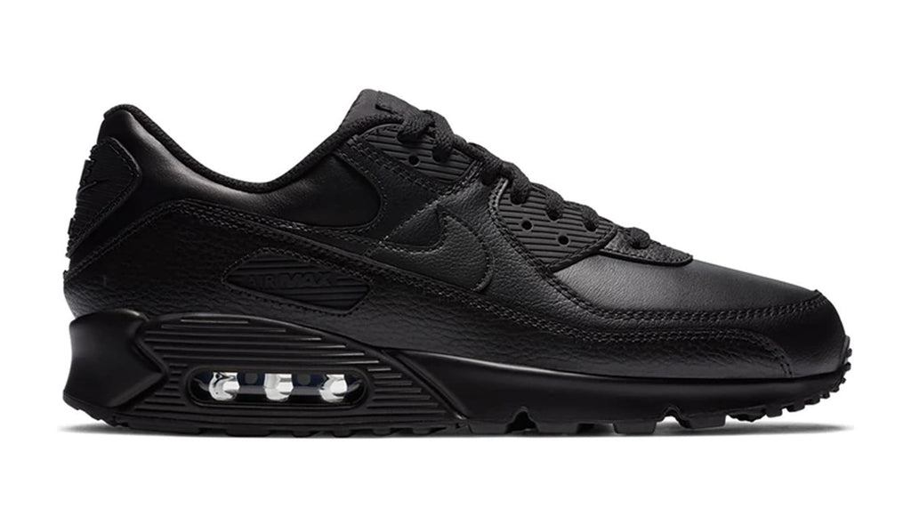 Men's Nike Air Max 90 Leather 'Triple Black' CZ5594 001