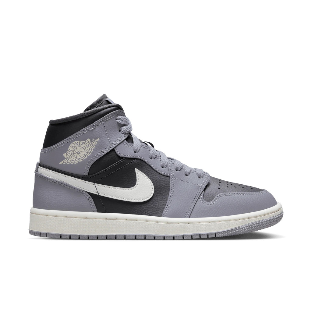 Women's Air Jordan 1 Mid 'Cement Grey' BQ6472 022