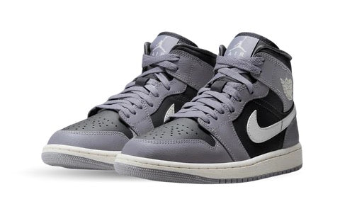 Women's Air Jordan 1 Mid 'Cement Grey' BQ6472 022