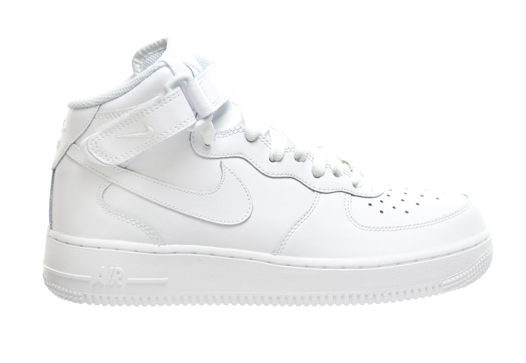 Grade School Youth Size Nike Air Force 1 Mid 'White' 314195 113