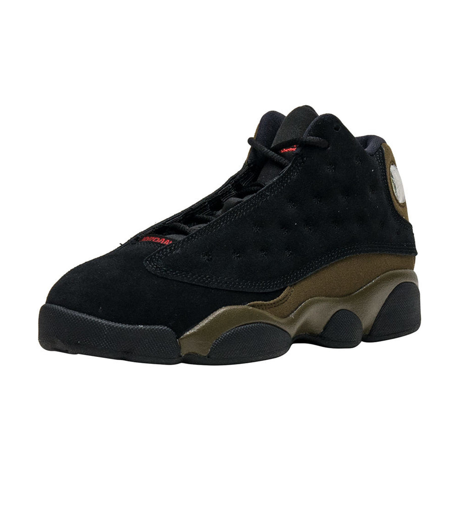 Pre School Sizes Nike Air Jordan Retro 13 Suede "Olive" 414575 006
