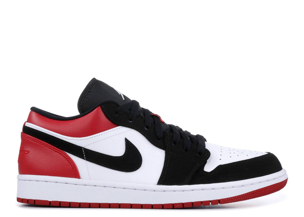 Men's Nike Air Jordan Retro 1 Low 'Black Toe' 553558 116