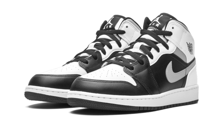 Grade School Youth Sizes Nike Air Jordan Retro 1 Mid 'White Shadow' 554725 073