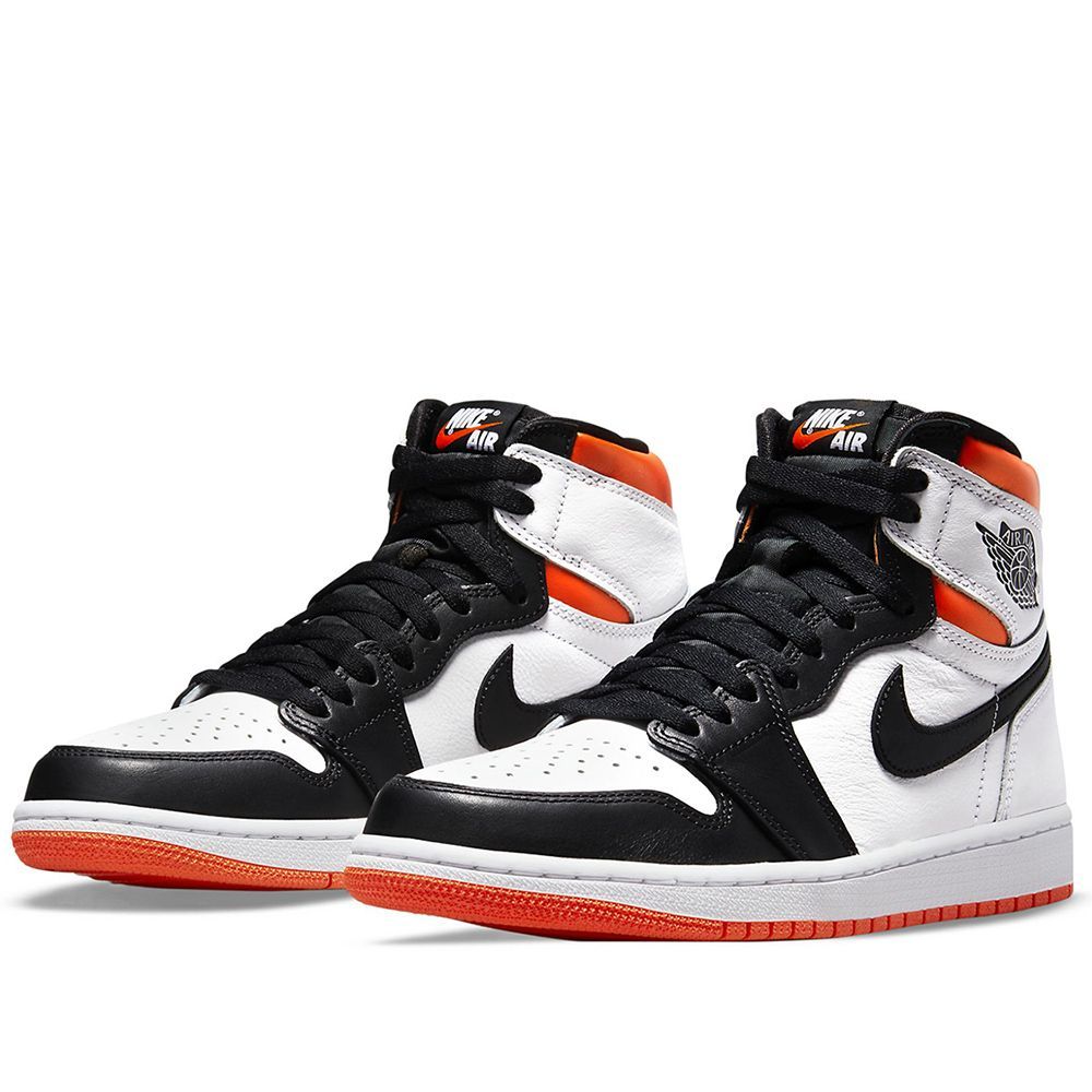 Grade School Youth Sizes Nike Air Jordan Retro 1 High OG 'Electro Orange' 575441 180