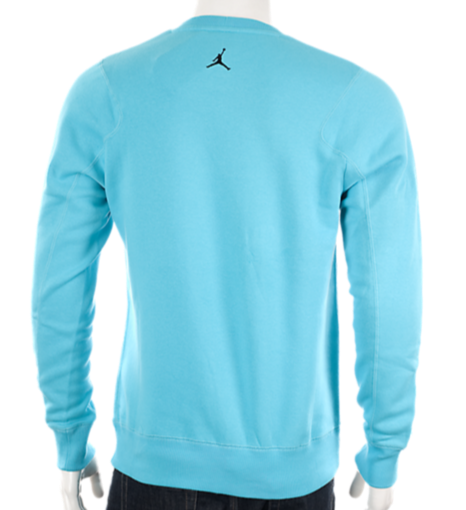 Men's Jordan AJ XI Black Tie Crewneck Sweatshirt 618197 456