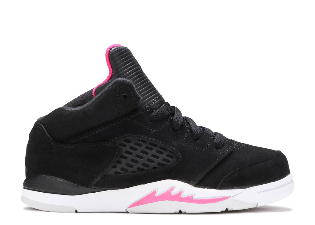Toddler Sizes Nike Air Jordan Retro 5 'Black Pink' 725172 029