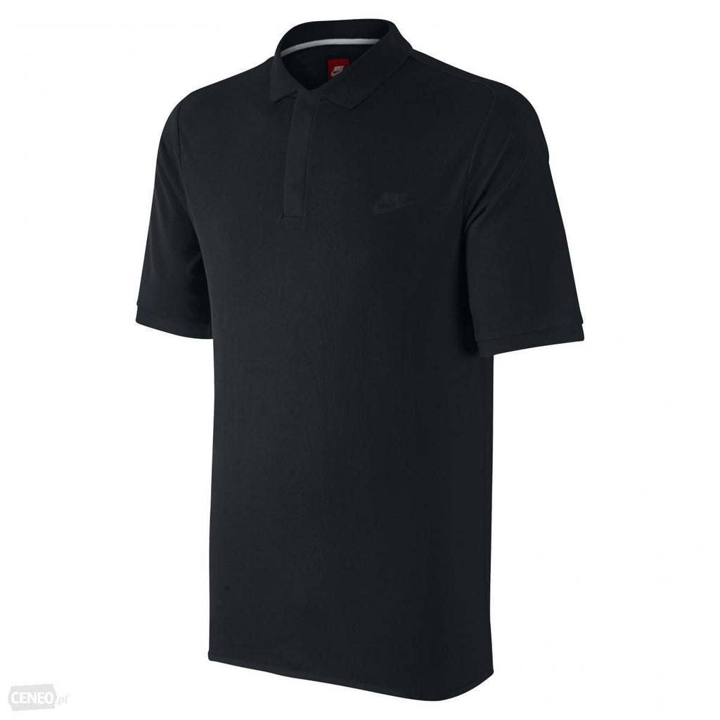 Men's Nike T-Shirt Polo Bonded 2.0 Short Sleeve "Triple Black" 727342 010