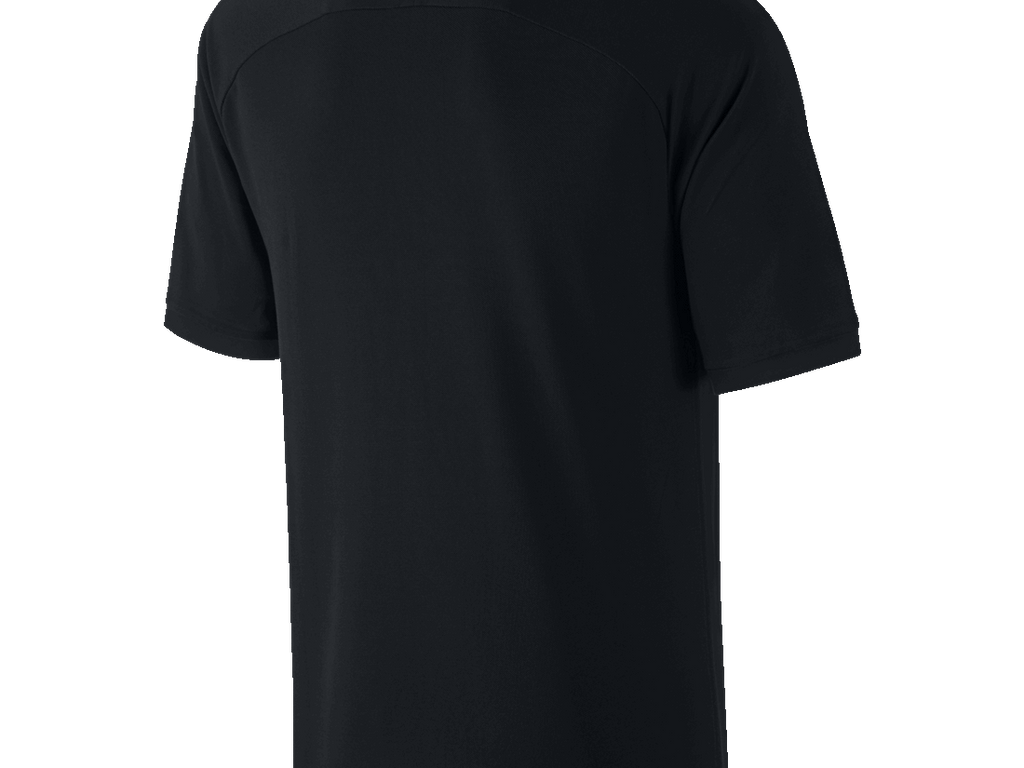 Men's Nike T-Shirt Polo Bonded 2.0 Short Sleeve "Triple Black" 727342 010