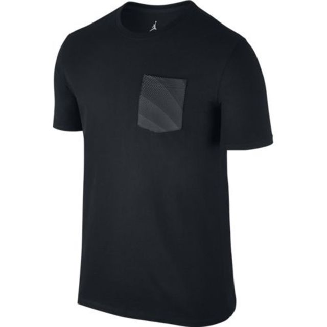 Men's Jordan T-Shirt AJ12 Pocketed Short Sleeve 801587 010