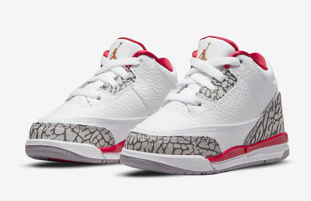 Toddler Sizes Nike Air Jordan Retro 3 'Cardinal Red' 832033 126