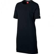 Women's Nike SweatShirt Modern Short Sleeve French Terry Dress 848414 010