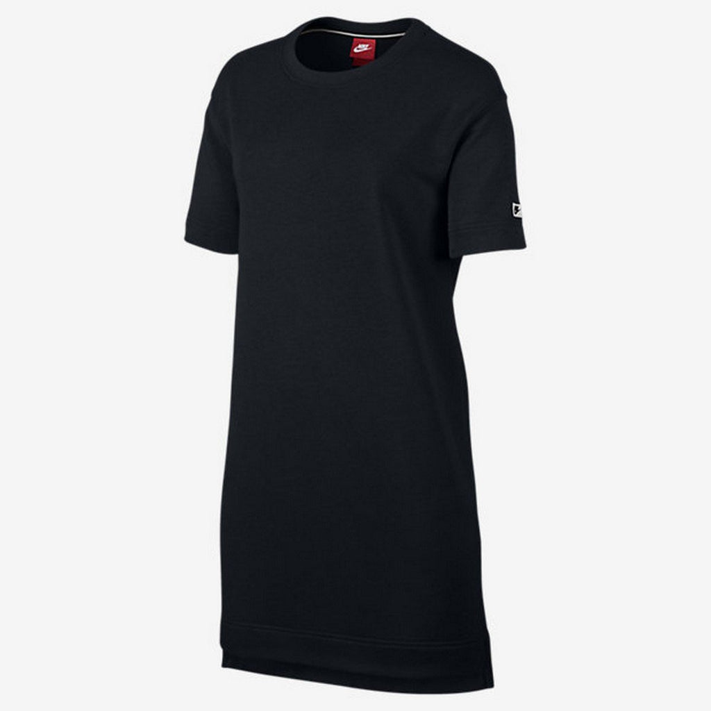 Women's Nike SweatShirt Modern Short Sleeve French Terry Dress 848414 010