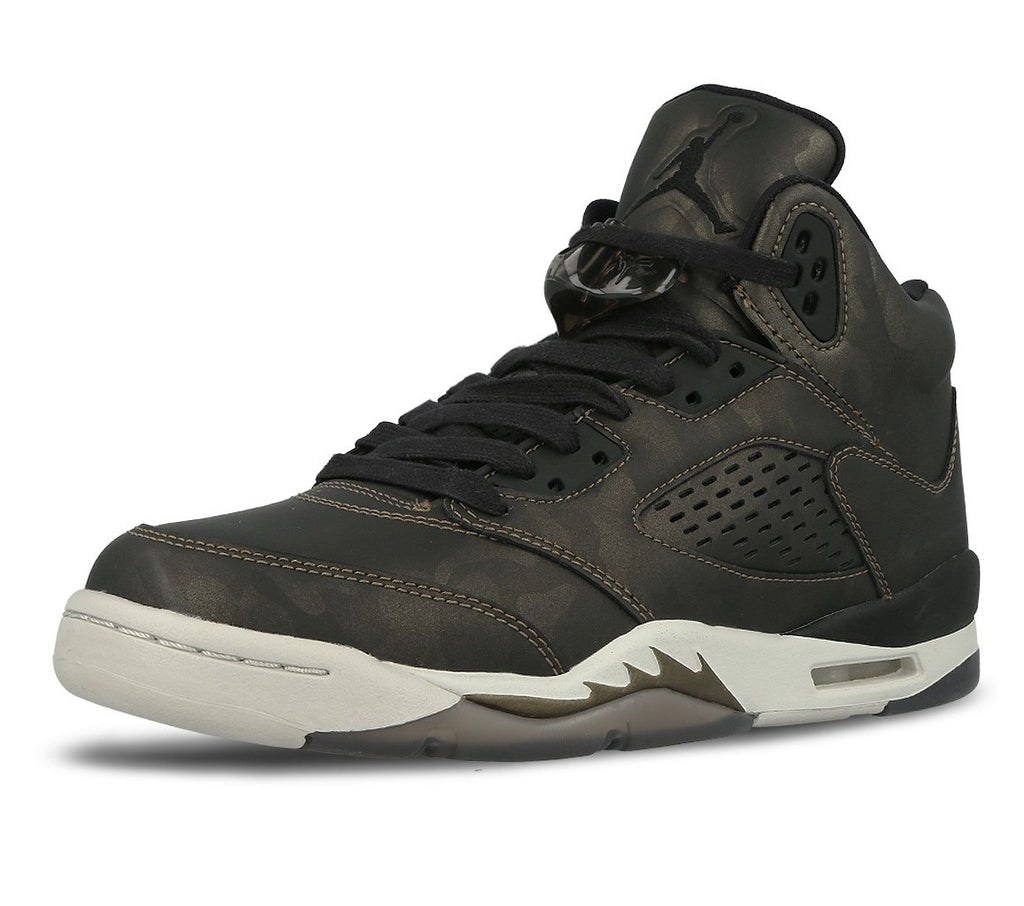 Grade School Youth Size Nike Air Jordan Retro 5 Premium Heiress Camo 919710 030