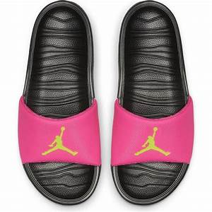 Mens Jordan Break Slide 'Black Hyper Pink' AR6374 630
