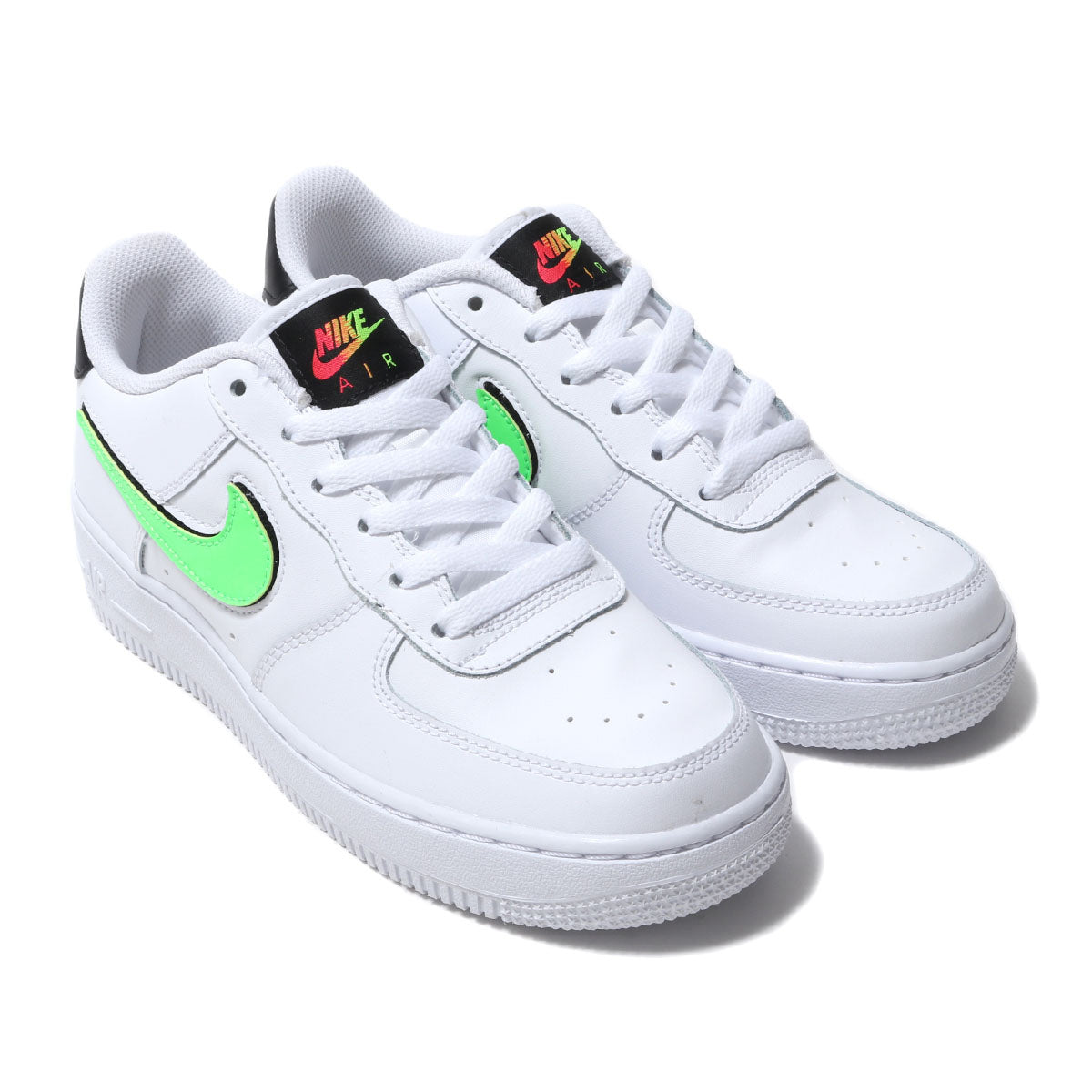 Nike Air Force 1 LV8 3 (GS) Shoes Size 4Y White/Black Strike Style AR7446  100