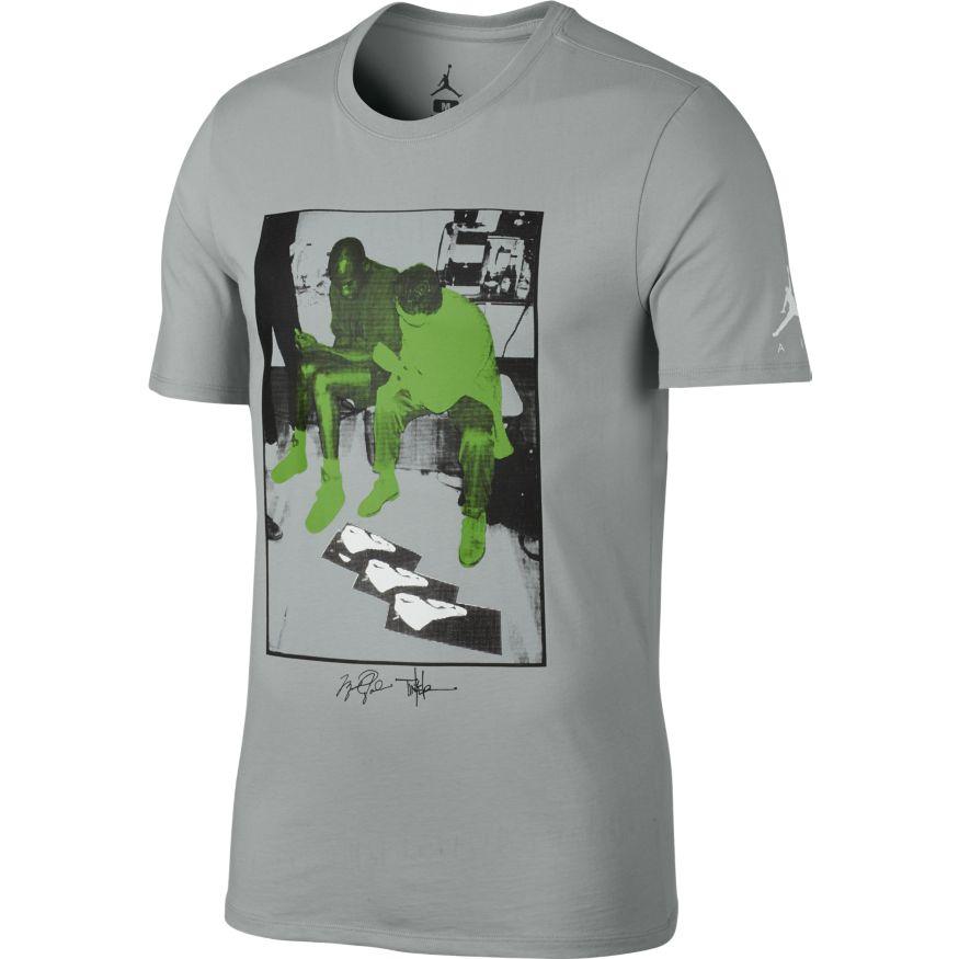 Men's Jordan T-Shirt Legacy Tinker Story Short Sleeve BQ0288 017