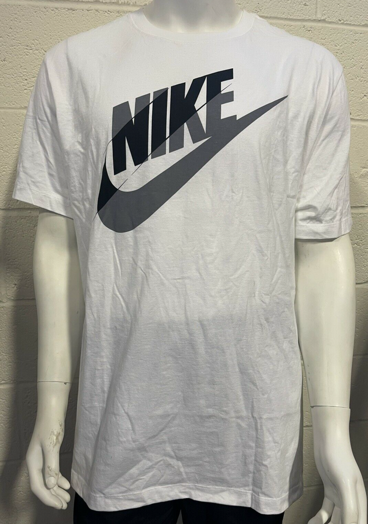 Men's Nike Air Block Futura Logo Short Sleeve T-Shirt BQ5946 100