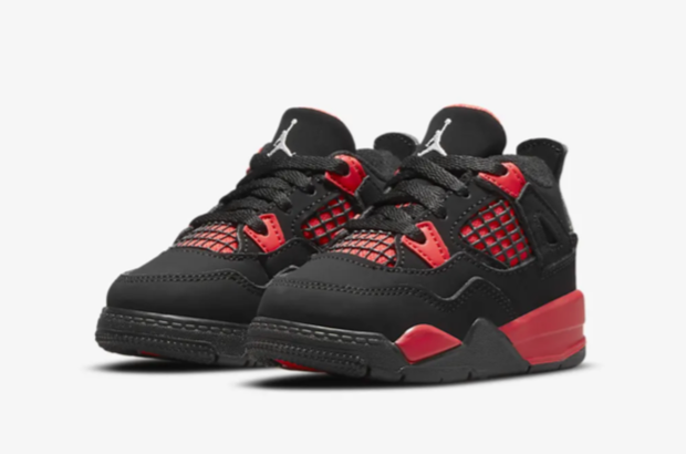 Toddler Size Nike Air Jordan Retro 4 'Red Thunder' BQ7670 016