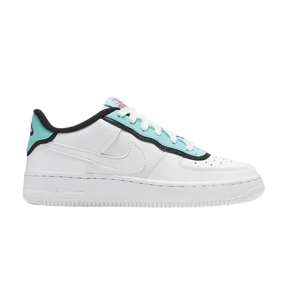Grade School Youth Size Nike Air Force 1 Low 'Double Layer' BV1084 100