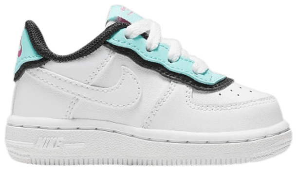 Toddler Size Nike Air Force 1 Low LV8 'Double Layer - Light Aqua' BV1086 100