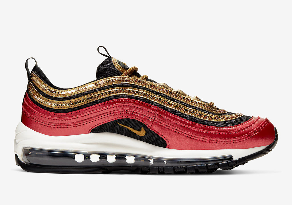 Women's Nike Air Max 97 "Gold Sequin" CT1148 600