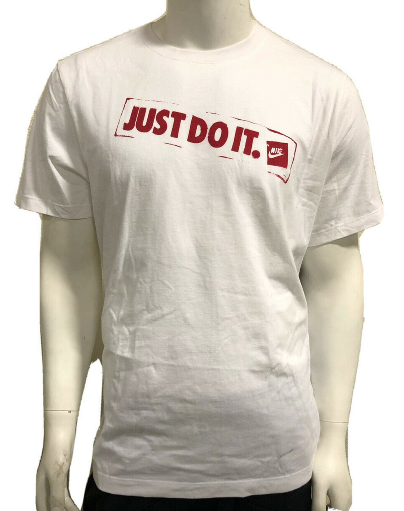 Men's Nike Just Do It Graphic Short Sleeve T-Shirt CT6848 100