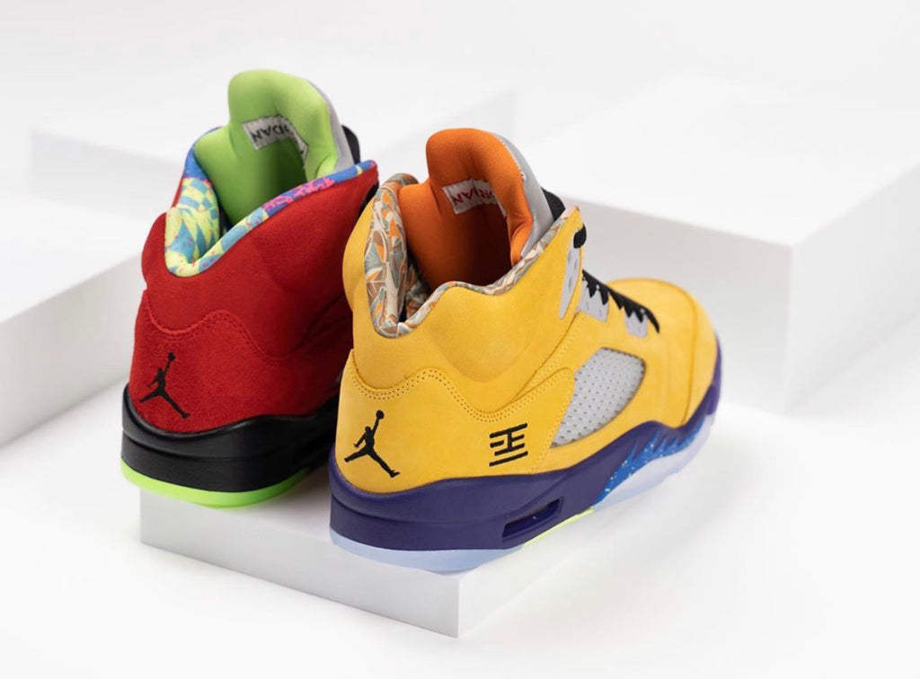 Grade School Youth Size Nike Air Jordan Retro 5 "What The" CZ6415 700