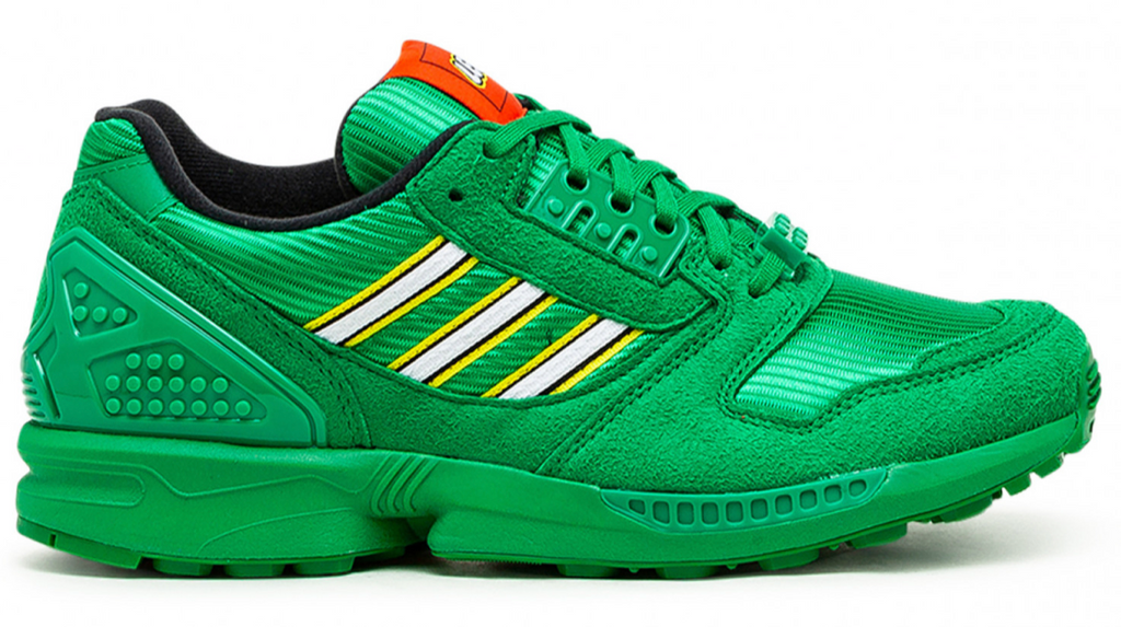 Men's Adidas ZX 8000 X LEGO 'Color Pack-Green' FY7082